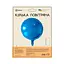 Куля повітряна фольгована (55 см) Кругла синя - мініатюра 2
