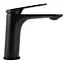 Смеситель для умывальника Rea Marco black низкий REA-B4899 Черный матовый - миниатюра 3