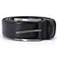 Ремінь Sergio Torri зі шкіри оленя чорний, класична пряжка acs0032064 - мініатюра 2