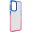 Чохол TPU+PC Fresh sip series для Motorola Moto E13 Рожевий / Синій - мініатюра 1
