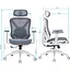Офісне крісло OfficePro Atlas OC630-W-DG-DG White/Dark Gray [148900] - мініатюра 7