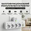 Мережевий фільтр-адаптер Voltronic UL8625 7-in-1, 4x220V-2500W, 2xUSB, 1xType-C PD - мініатюра 2