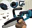 Бездротова акумуляторна міні ланцюгова пилка chain saw 8 дюймів з подачею олії 2 акб і зарядним пристроєм  - мініатюра 2