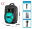 Портативная колонка Big AVEN-XR12 75W, USM/MP3/FM/Bluetooth + 2 микрофона караоке - миниатюра 3