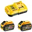 Зарядний пристрій DeWalt + 2 акумулятори DCB118Y2 - мініатюра 1