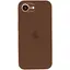 Чохол Epik Silicone Case Full Camera Protective AA для Apple iPhone 16e/17e 6.1" Коричневий/Brown - мініатюра 1