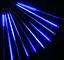 Гирлянда светодиодные сосульки 8 шт 50 см (прозрачный шнур) Синяя - миниатюра 6