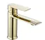 Смеситель для умывальника Rea Veneta gold низкий REA-B6417 Золотой - миниатюра 1