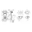 Комплект 4 в 1: Инсталляция Grohe Rapid SL 3 в 1 38772001 + Унитаз безободочный Kroner Harz WHI523632 RIMLESS с сиденьем Slim Duroplast / Soft-close / Quick relase KH523632WHIR (3877200 - миниатюра 2