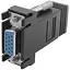 Переходник VGA 15F --> RJ45 F (CAT5, CAT6) - миниатюра 1