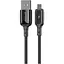 Кабель Proove Flex Metal USB-A to Micro-USB 2.4A 1m Black (CCFM20001301) [130333] - мініатюра 1