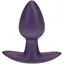 Анальна пробка Ouch! Smooth Anal Plug Metallic S 6.5 см (фіолетовий) - мініатюра 1
