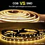 LED стрічка ROUKLE 8 мм COB LED Strip Light - 10M 24V Dimmable Super Bright Tape Lights CRI90+ з радіочастотним пультом - мініатюра 6