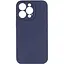 Чохол Silicone Case із захистом камери Full Apple iPhone 15 Pro Dark Blue - мініатюра 1
