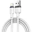 Кабель XO NB208 Liquid Silicone Data Lightning Cable Білий - мініатюра 1