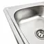 Кухонна мийка з нержавіючої сталі Platinum 5848 декор (0,6/170 мм), R, Decor - мініатюра 6