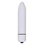 Мини вибропуля для женщин с 10 режимами вибрации 9,3 см белый - миниатюра 1