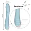 Вибратор Silver Fox для стимуляции точки G USB Синий K0825-2 - миниатюра 5