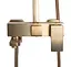 Душова система Rea Jack Brushed Gold з виливом REA-P7050, Золотий - мініатюра 7