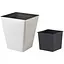 Горщик для квітів Form-Plastic Sahara квадро-30 19.9 л білий (3920-011) - мініатюра 1