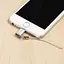 Перехідник Remax Visual RA-USB2 microUSB to Lightning (Gold) [2961] - мініатюра 2