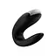 Вібратор для пар Satisfyer Double Fun 9 см чорний - мініатюра 4