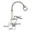 Змішувач для кухні Aquatica ML-4B644C 9746120 - мініатюра 2