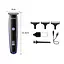 Акумуляторна машинка для стрижки волосся Kemei KM-828 з насадками - мініатюра 4