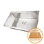 Кухонна мийка під стільницю з нержавіючої сталі кухонна станція Nett NS-7042, Нержавіюча сталь - мініатюра 1