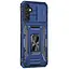 Ударопрочный чехол Epik Camshield Army Ring для Samsung Galaxy S24 Синий / Navy - миниатюра 6