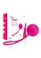Вагінальні кульки Joydivision Joyballs Trend single, 3.5 см, рожевий - мініатюра 2