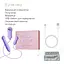 Набір 3в1 Zalo - Unicorn Set Violet: віброяйце, пульсатор, вакуумний стимулятор - мініатюра 8