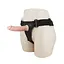 Фаллопротез с вибрацией Baile Ultra Passion Harness 15.5 см телесный - миниатюра 7