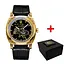 Наручний годинник чоловічий 021 Де би не був Gold-Black Awarder acs0031976 - мініатюра 1