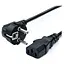 Кабель живлення Kingda 13-CEE 7/7), 3 м, 1.0 мм2, (PC6065-3m) - мініатюра 1