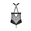 Сетчатый боди с халтером Amanda Body black - Passion L/XL - миниатюра 4