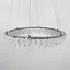 Кільцева кришталева люстра в хромі Ø 60 см | Арт. 33038-600 CH | Line F - мініатюра 2