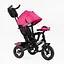Трехколесный велосипед Best Trike 3390-33-908 с надувными колесами фарой USB и розовым пультом. - миниатюра 2