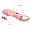 Насадка на пенис Pretty Love Penis Sleeve Cecelia 18.5 см телесный - миниатюра 3