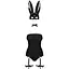 Еротичний костюм Obsessive Bunny costume S/M - мініатюра 3