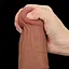 Фаллоимитатор LoveToy Sliding-Skin Dual Layer Dong King Sized 34 см коричневый - миниатюра 16