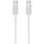 Кабель Usams US-SJ696 60W Striped Data Cable Type-C To Type-C-KY Series 2 м белый - миниатюра 1
