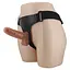 Страпон с вибрацией Baile Ultra Passionate Harness 16 см коричневый - миниатюра 1