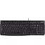 Клавиатура Logitech K120, UA, USB, OEM, черная - миниатюра 1