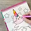 Книжка-розмальовка Ses Creative Єдиноріжка 15 сторінок 40 наліпок з блискітками (00111S) - мініатюра 5