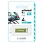 USB флеш накопичувач Wibrand 4GB Chameleon Green USB 2.0 (WI2.0/CH4U6LG) - миниатюра 2