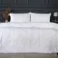 Летний постельный комплект MirSon Line Satin Light Pro Snow White Ecosilk Евро (2200010972269) - миниатюра 1
