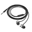 Дротові навушники Hoco M106 Fountain metal універсальні earphones with microphone, 3.5mm, 1.2m, grey - мініатюра 2