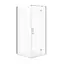 Душевая кабина Cersanit Jota угловая 900x900x195 R прозрачное стекло S160-002, Правая, прозрачная, хром - миниатюра 1