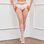 Колготки з вирізами та стразами еротичні блискучі Very Sexy One size білий - мініатюра 4